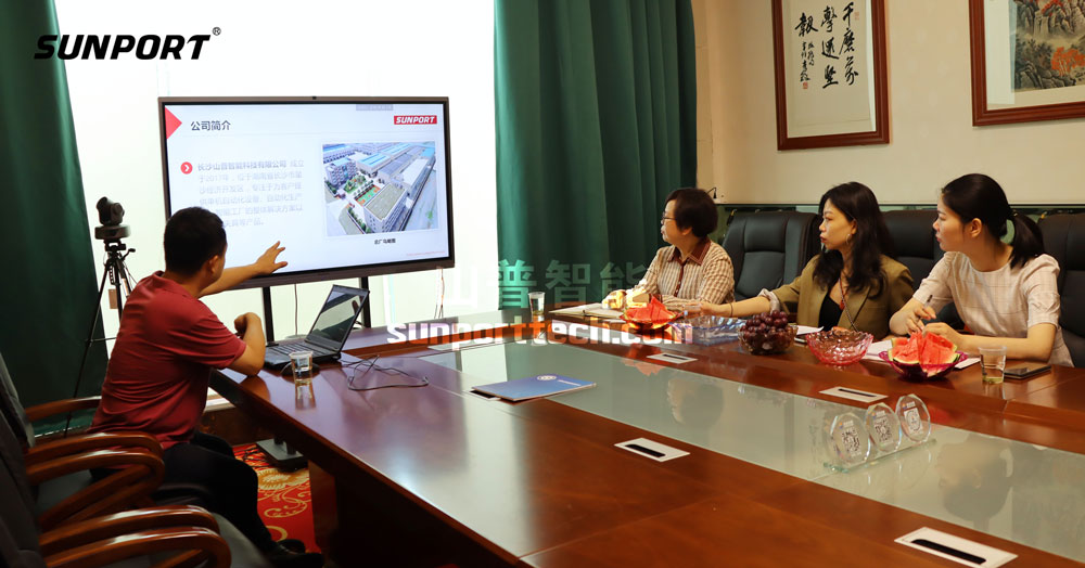 湖南省智能制造协会领导来访YH533388银河工作交流