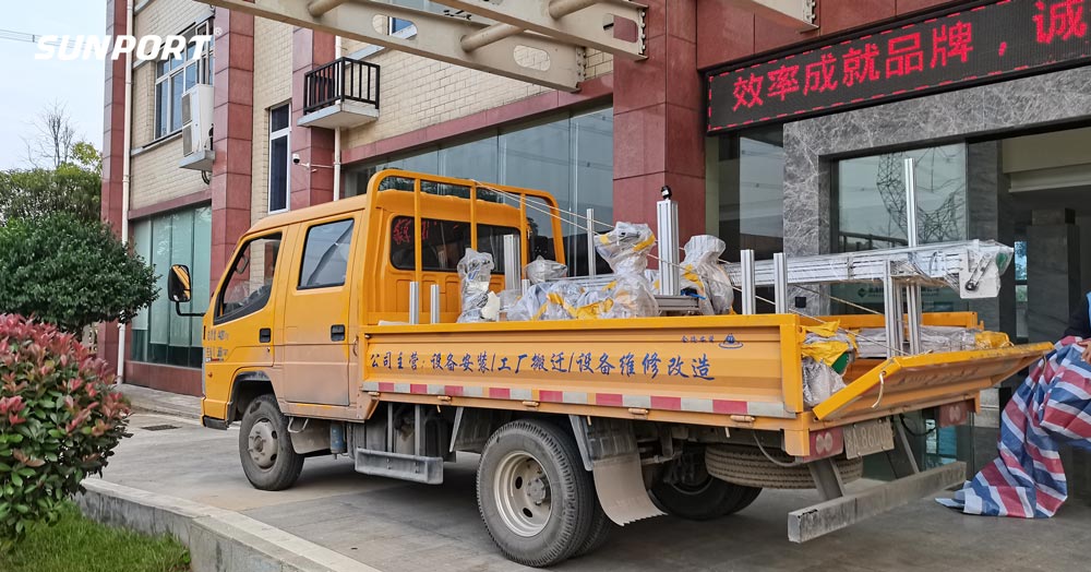 发货啦！YH533388银河智能下料机结构已成功发往客户现场